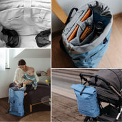 Diaper backpack Hugo - blue