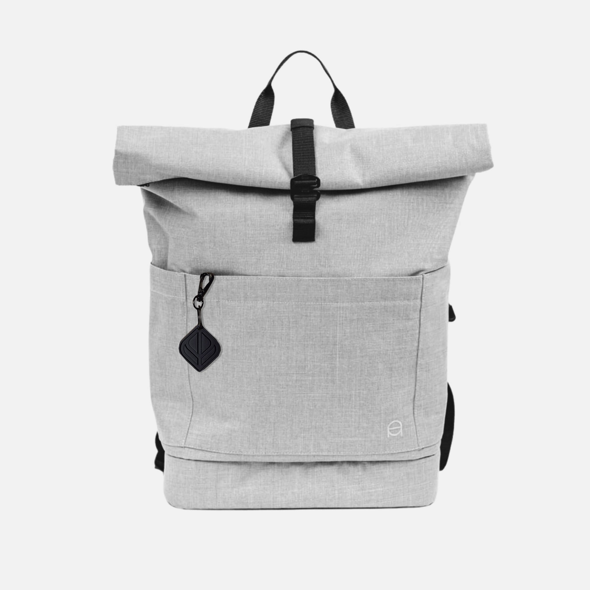 Diaper backpack Hugo - light gray