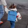 Kinderrucksack Kalle Mini in Blau für die Kita bzw. Kindergarten. Für Kinder ab 1 Jahr geeignet. Nachhaltig und fair