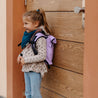 Kinderrucksack Hugo Mini in Flieder von Anna und Oskar. Fair produziert, unisex und absolut robust und pflegeleicht.