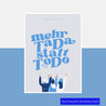 Anna und Oskar Poster "Mehr Tada statt ToDo" zum selber ausdrucken. Verfügbar als digitaler Download